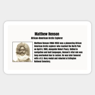 Matthew Henson - African American Arctic Explorer Sticker